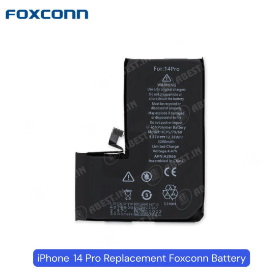 Foxconn Replacement Battery for iPhone 14 Pro - High Capacity